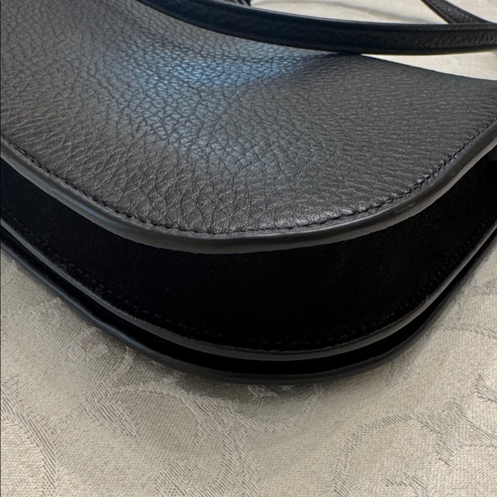 Tory Burch Miller Clutch / Shoulder Bag, Pebbled Leather - Picture 11 of 14